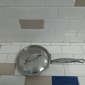 Stainless Steel Frying Pan with Lid